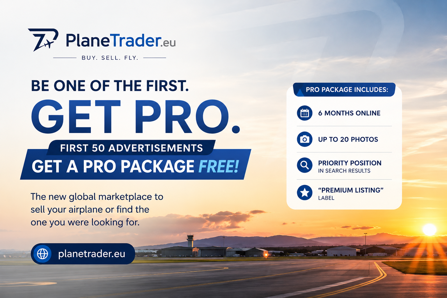 Get PRO — PlaneTrader.eu